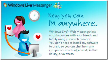 Windows Live Web Messenger